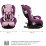 Удерживающее устройство для детей SIGER Наутилус ISOFIX фиолетовый, гр. 0+/I, 0-18 кг, 0-4 лет KRES0196
